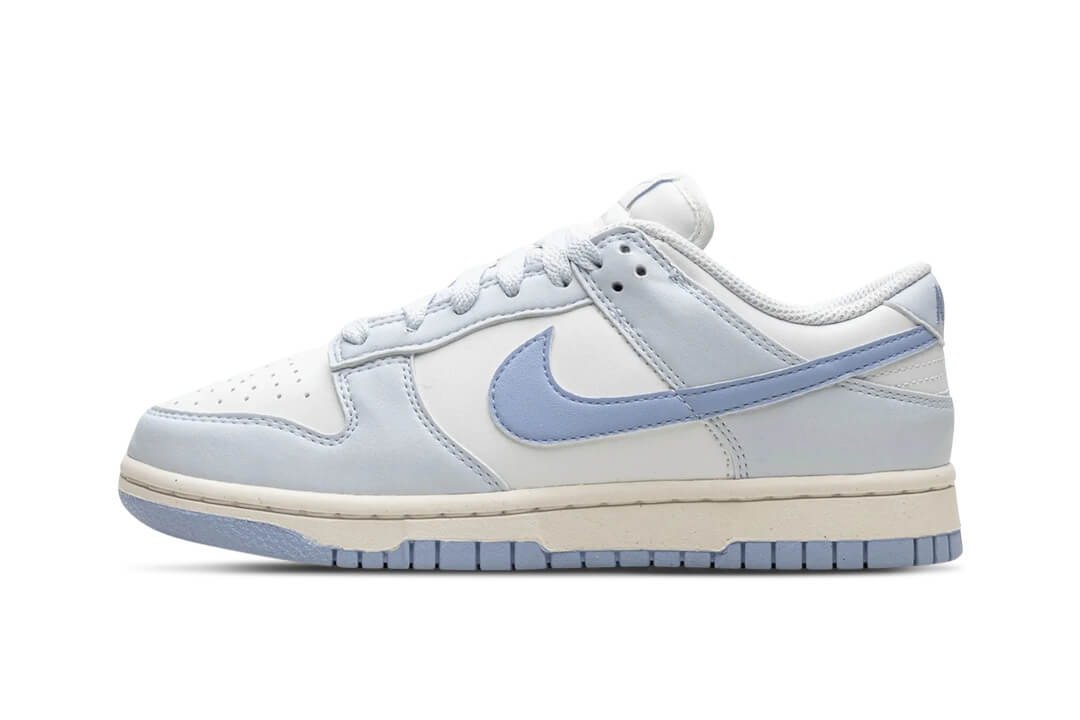 Détails de la Nike Dunk Low Next Nature Blue Tint